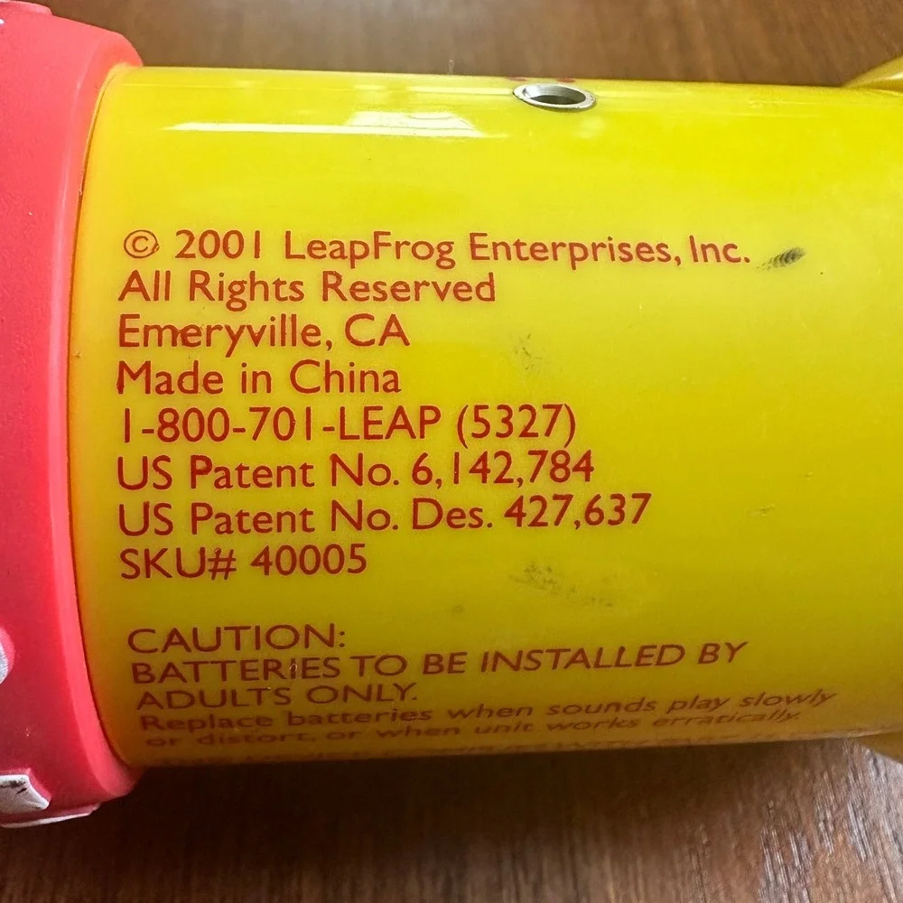 Vintage LeapFrog Twist & Shout Addition Electronic Math Learning Toy 2001 WORKS